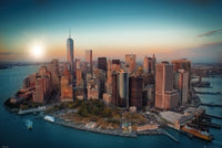 New York City Freedom Tower Color Poster Print