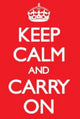 Keep Calm And Carry On Poster Print (24x36)