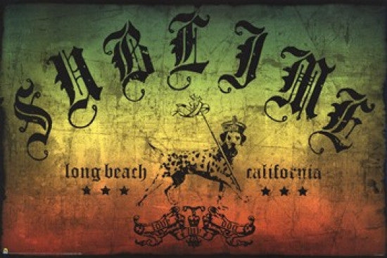 Rasta Long Beach Poster Print - Vibrant Rolled Artwork