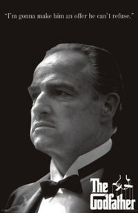 The Godfather Profile Rolled Poster Print - 22x34