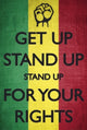 Get Up Stand Up Rolled Poster Print - 22x34