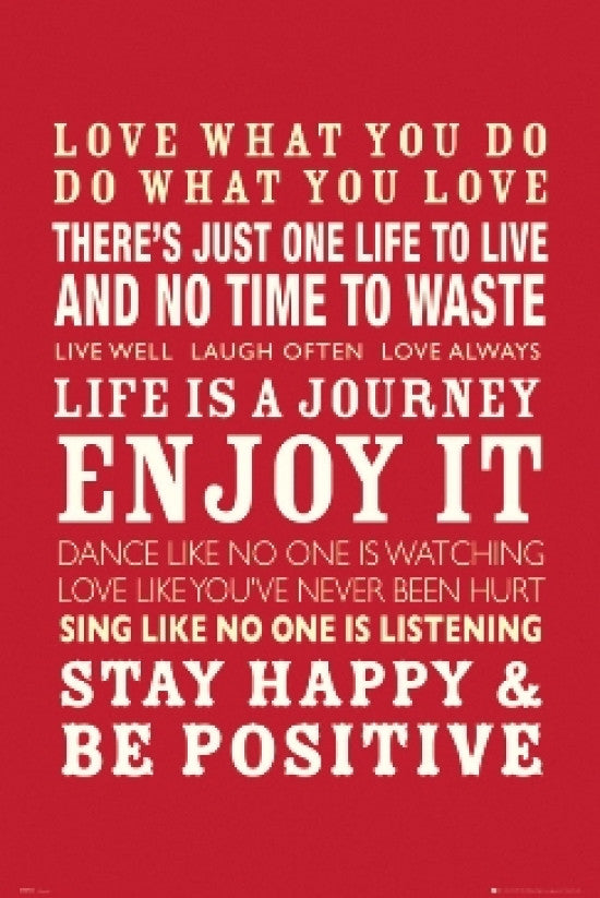 Quotes Life Motivational Poster Print - Rolled Poster 22x34