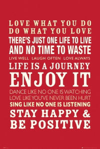 Quotes Life Motivational Poster Print - Rolled Poster 22x34