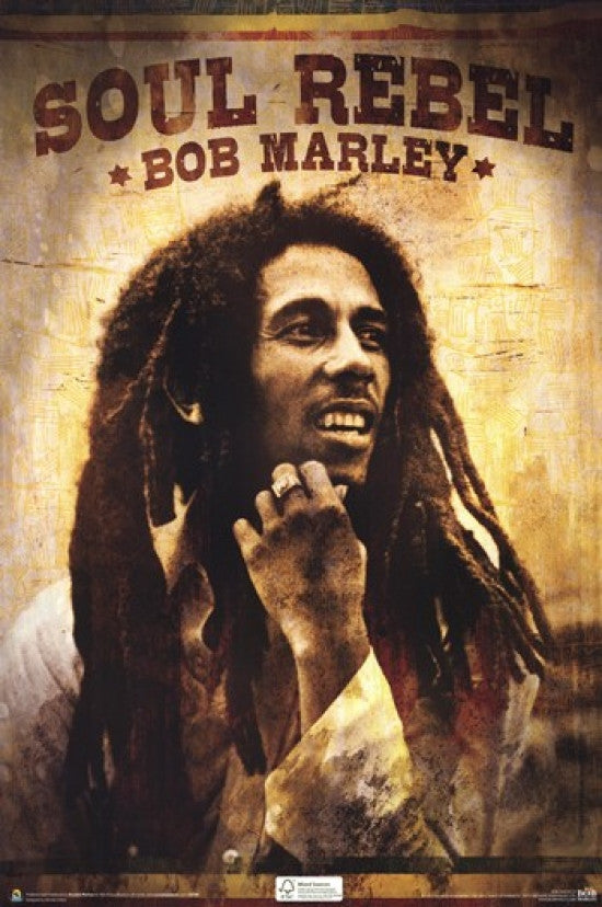 Bob Marley - Soul Rebel Rolled Poster Print (22x34)