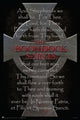 The Boondock Saints Cross & Prayer Rolled Poster Print