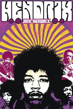 Jimi Hendrix Poster Print - 22x34 Rolled Artwork