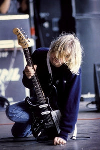 Kurt Cobain Guitar Poster Print - 24x36 Rolled Poster