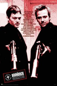 The Boondock Saints Red Poem Poster Print - 22x34