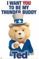 TED Thunder Buddy Rolled Poster Print - 22x34