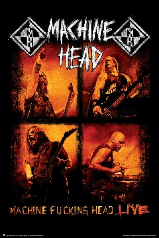 Machine Head Live Poster Print - 22x34 Rolled Art