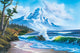 Bob Ross Waves Crashing Poster Print - 34x22