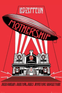 LED ZEPPELIN Mothership Poster Print (24x36) - Perfect for Music Lovers