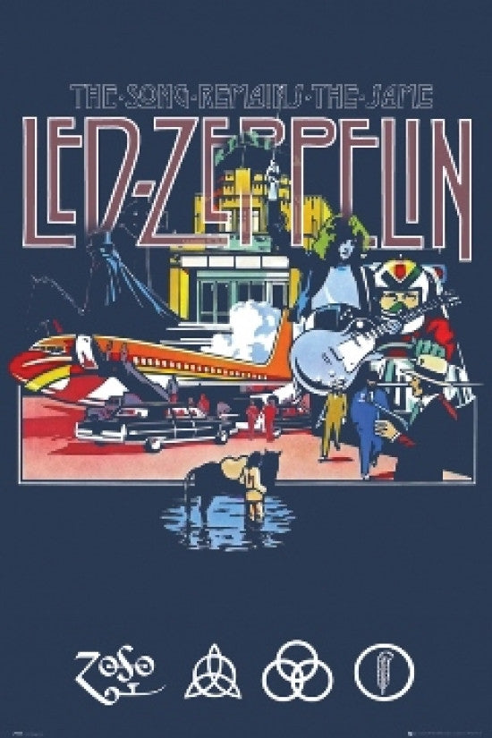 LED ZEPPELIN Song Remains The Same Rolled Poster Print