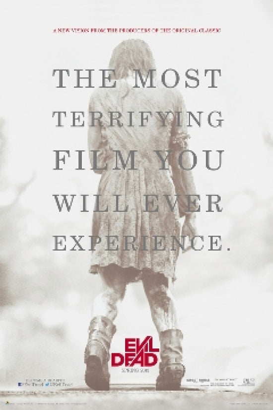The Evil Dead Poster Art Print showcasing iconic horror imagery.