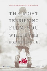 The Evil Dead Poster Art Print showcasing iconic horror imagery.