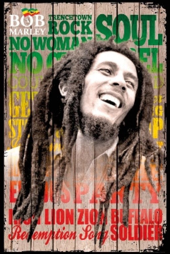 Bob Marley Songs Poster Print - 22x34 Rolled Art