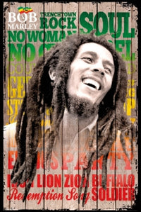 Bob Marley Songs Poster Print - 22x34 Rolled Art