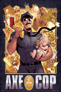 Axe Cop Cover Rolled Poster Print - 22x34