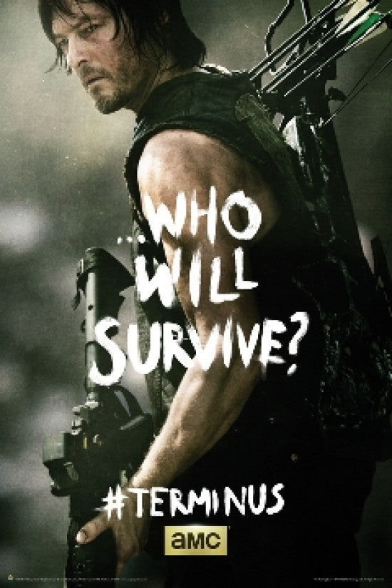 The Walking Dead Terminus Daryl Poster Print - 24x36