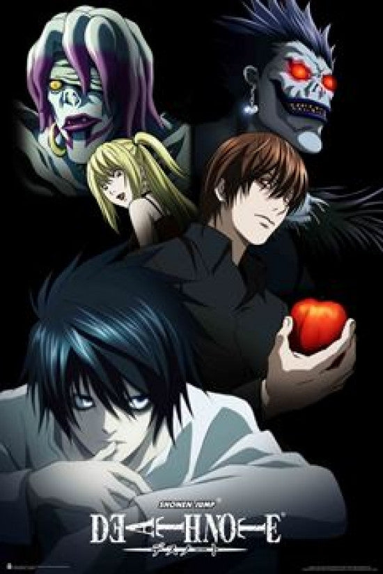 Deathnote Characters Anime Poster Print - 22x34