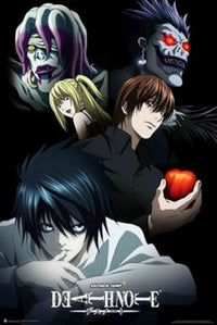 Deathnote Characters Anime Poster Print - 22x34