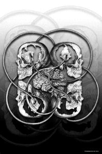 Mike Duran Skulls Tool Poster Print - 22x34 Rolled Art