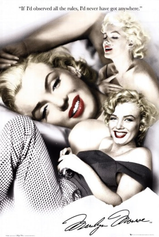 Marilyn Monroe Rules Poster Art Print - Classic Hollywood