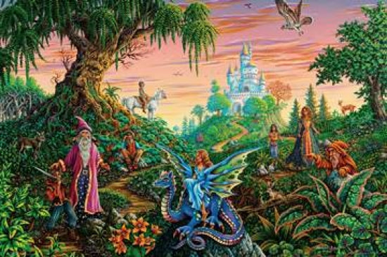 Enchanted Encounter Poster - Stunning wall art for home decor.