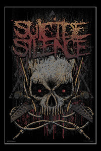 Suicide Silence Poster Print - 22x34 Rolled Poster