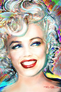 Marilyn Monroe Electric Poster Print - 24x36 Rolled Poster