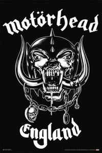 MOTORHEAD Made in England Rolled Poster Print - 24x36