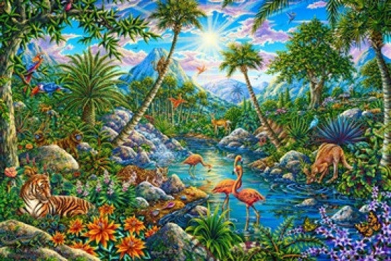 Michael Fishel Discovery Island Poster Print - Rolled Art Print