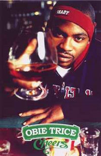 Obie Trice Cheers Poster 24x36 - A vibrant print celebrating hip-hop culture.