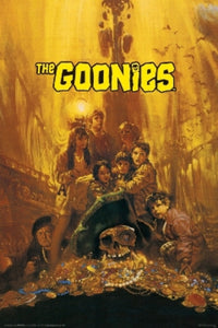 The Goonies Treasure Poster Print - Adventure Movie Art