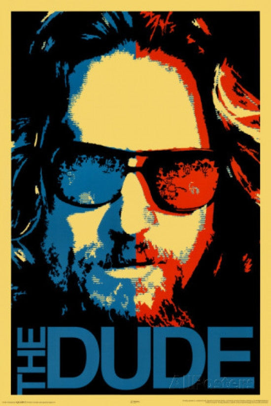 The Dude Poster Print from The Big Lebowski - 24x36