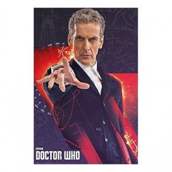 Doctor Who - 12th Doctor Fire Poster Print