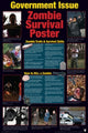 Zombie Survival Guide Rolled Poster Print 22x34
