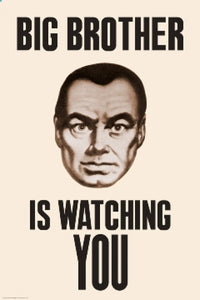Big Brother is Watching You - 1984 Poster Print