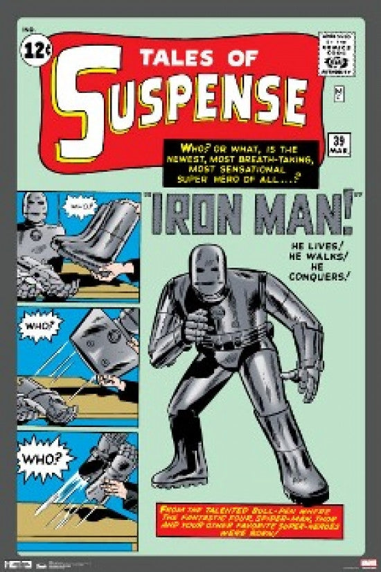 Marvel Iron Man Cover Poster Print - 22x34 Rolled Art
