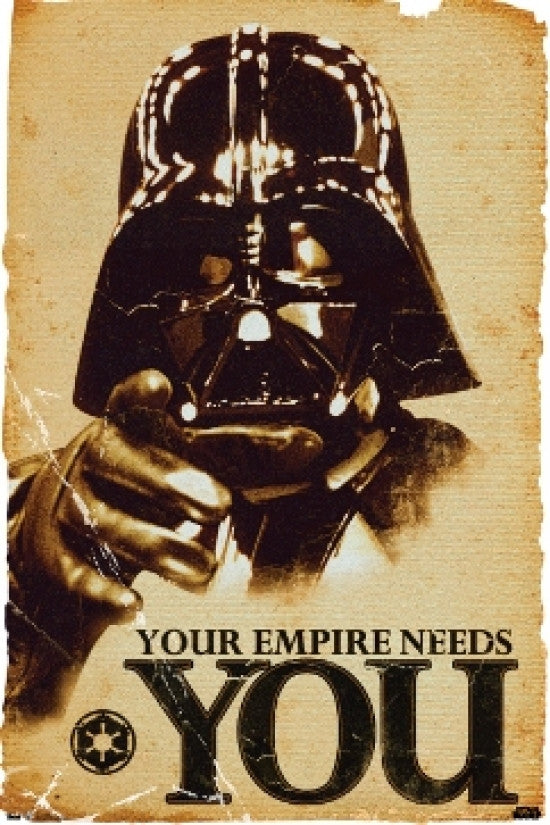 Star Wars Your Empire Needs You Poster Print (24x36)