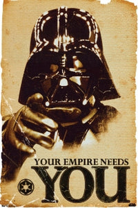 Star Wars Your Empire Needs You Poster Print (24x36)