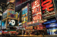 New York City Times Square Theater District Poster Print