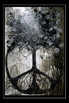Tree Of Peace poster print by David Wolcott Wilhelm showcasing a tranquil tree.