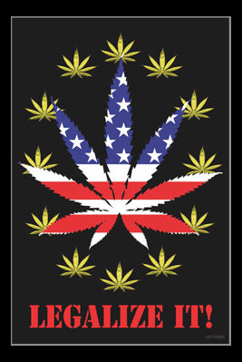Legalize It Poster Print by Joseph Charron - vibrant artwork