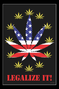 Legalize It Poster Print by Joseph Charron - vibrant artwork