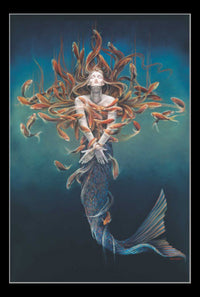 Metamorphosis Poster Print by Sheila Wolk, vibrant art piece.