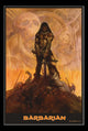 Barbarian Poster Print by Frank Frazetta, showcasing epic fantasy artwork.