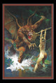Beauty & The Beast poster print by Frank Frazetta, showcasing enchanting art.