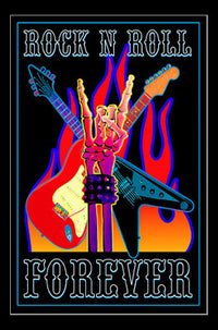 Rock N Roll Forever Poster Print - 22x34 Rolled Poster