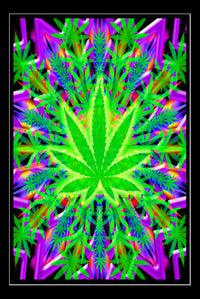 Heady Leaf Poster Print - Vibrant Nature Décor for Home or Office